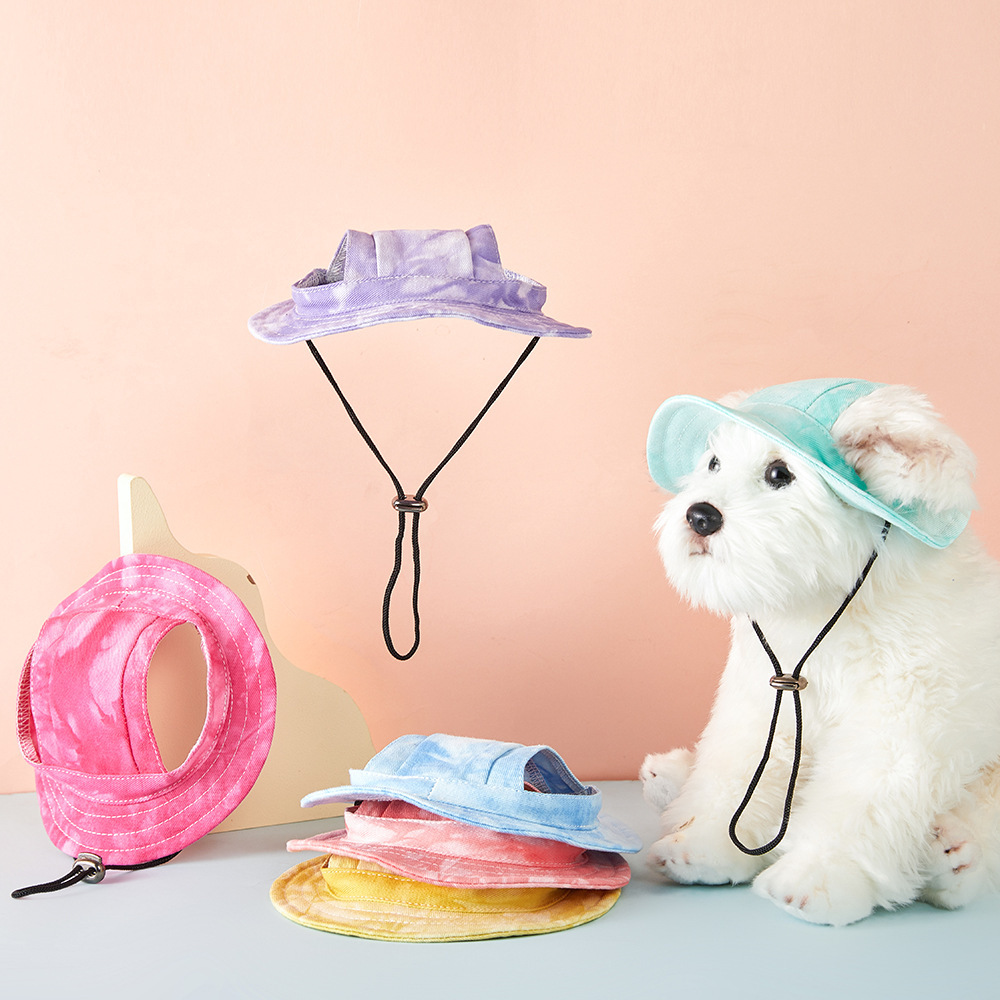 Leaky Ears Cotton Tie-dyed Puppy Hat