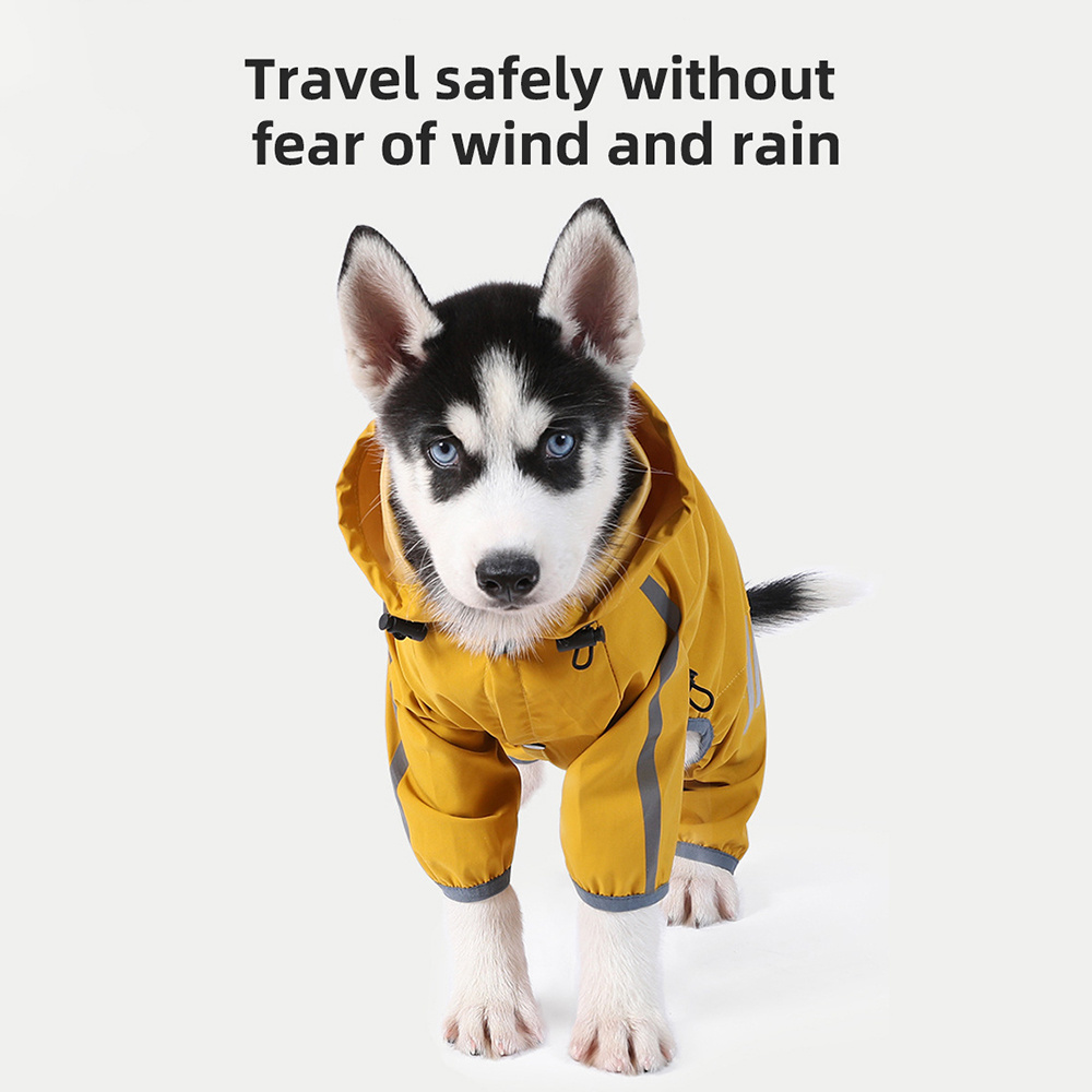 Dog Reflective & Waterproof Raincoat