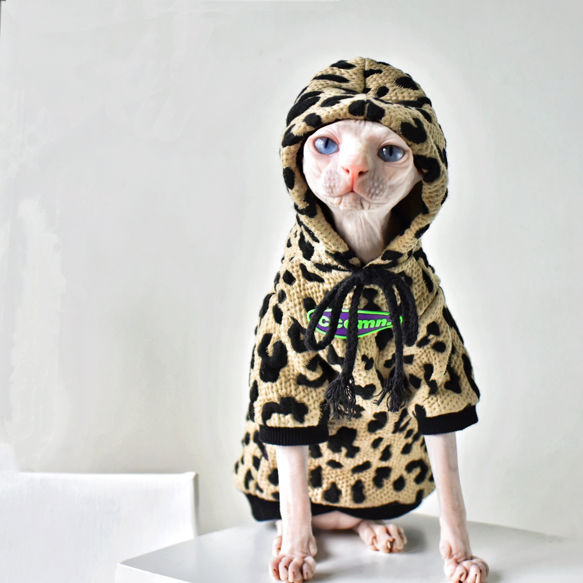 Light Cat Cotton Camouflage Sweater - Image 2