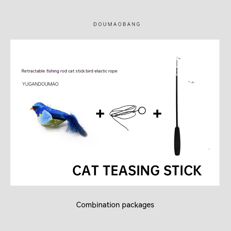 Relieving Stuffy Simulation Cat Bird Toy - Image 7