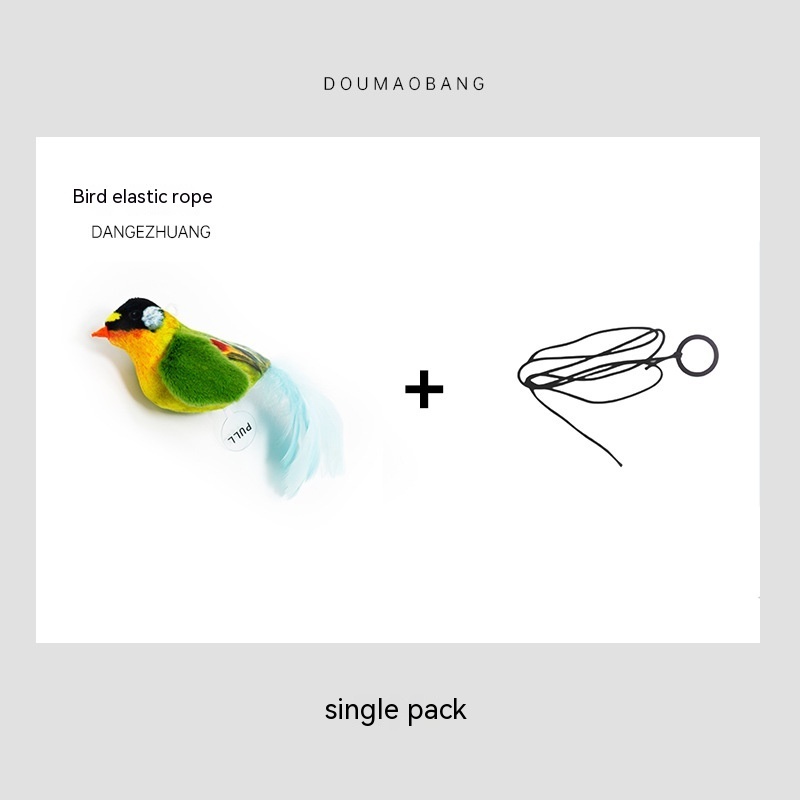 Relieving Stuffy Simulation Cat Bird Toy - Image 3